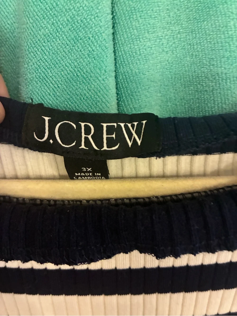J. Crew Black and White Striped Sleeveless Maxi Dress